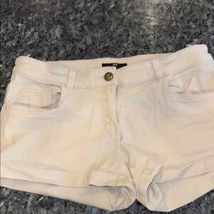 H&M Tan High Waist Shorts Versatile Summer Essential